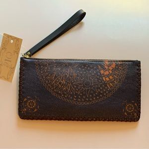 Moon Sun Navy Wallet Wristlet